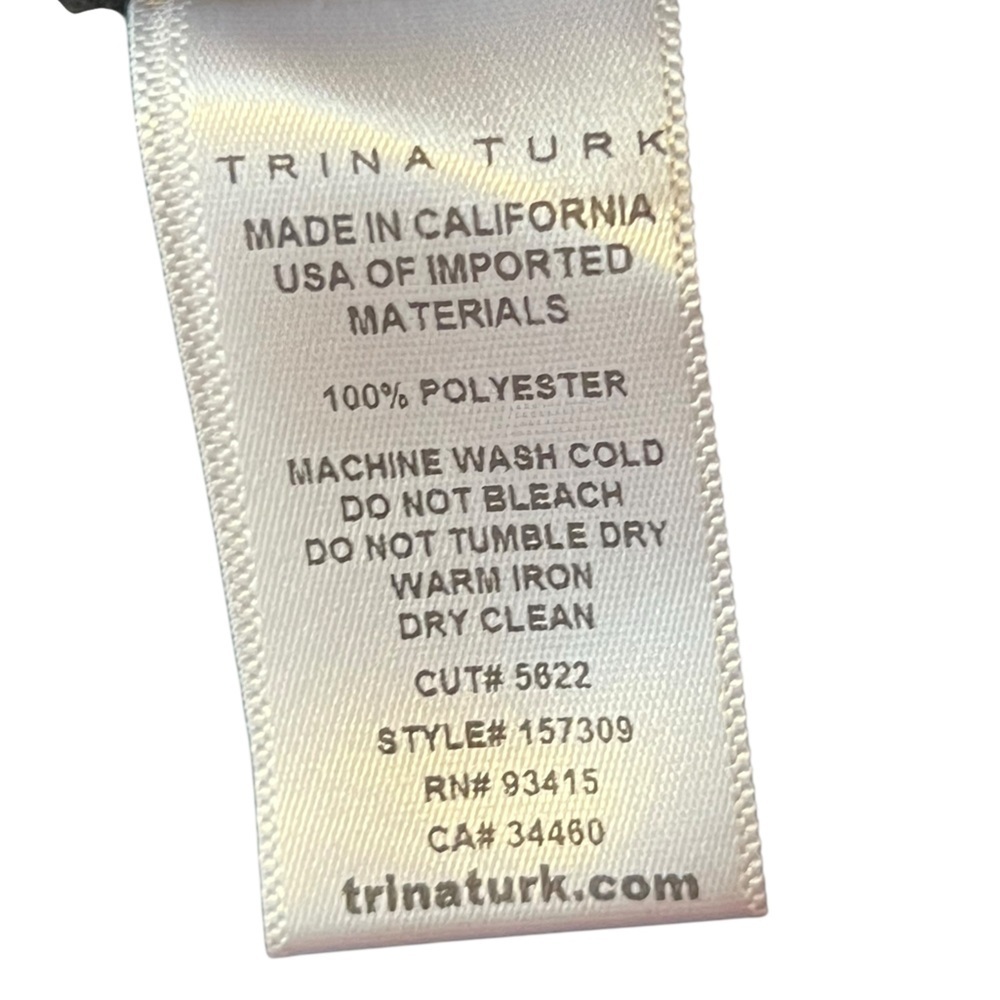 Trina Turk Classic Black Layered Dress - Picture 9 of 10